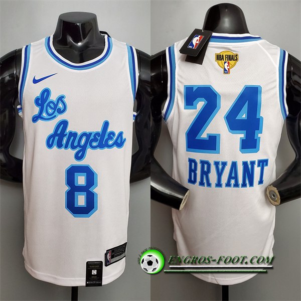 Maillot Los Angeles Lakers Before (Bryant #8) After (Bryant #24) Blanc