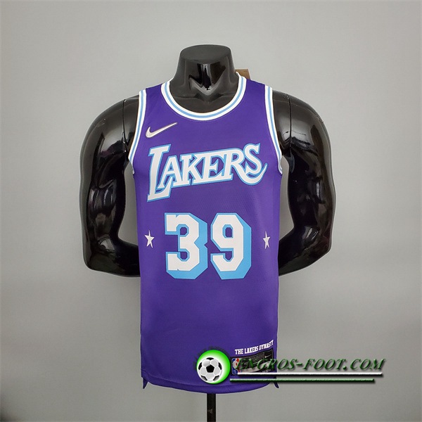 Maillot Los Angeles Lakers (Howard #39) Pourpre 75th Anniversary City Edition