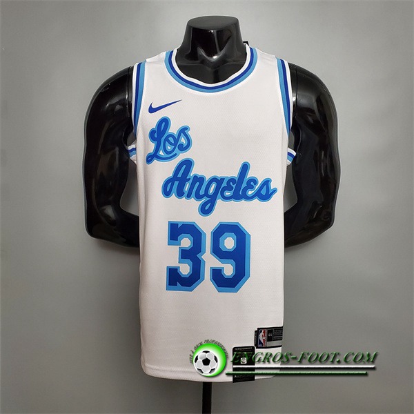 Maillot Los Angeles Lakers (Howard #39) Blanc Retro Night