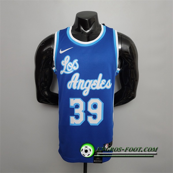 Maillot Los Angeles Lakers (Howard #39) Bleu Retro Night