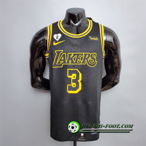 Maillot Los Angeles Lakers (Davis #3) Noir