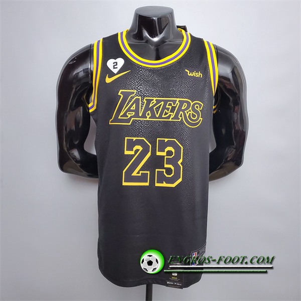 Maillot Los Angeles Lakers (James #23) Noir