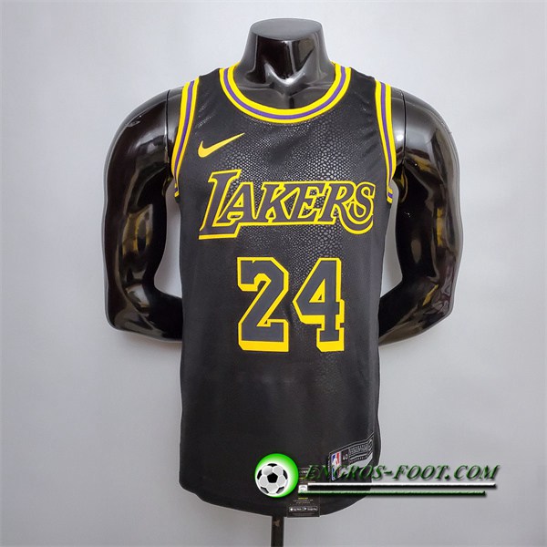 Maillot Los Angeles Lakers (Bryant #24) Noir