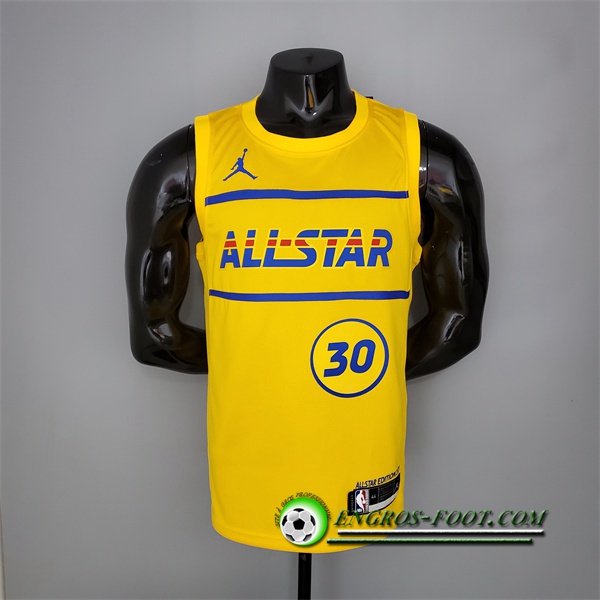 Maillot All-Star (Curry #30) 2021 Jaune