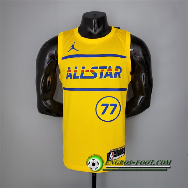 Maillot All-Star (Doncic #77) 2021 Jaune