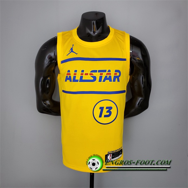 Maillot All-Star (George #13) 2021 Jaune