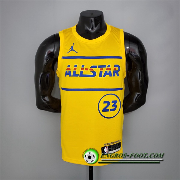 Maillot All-Star (James #23) 2021 Jaune