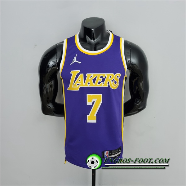 Maillot Los Angeles Lakers (Anthony #7) Pourpre 75th Anniversary