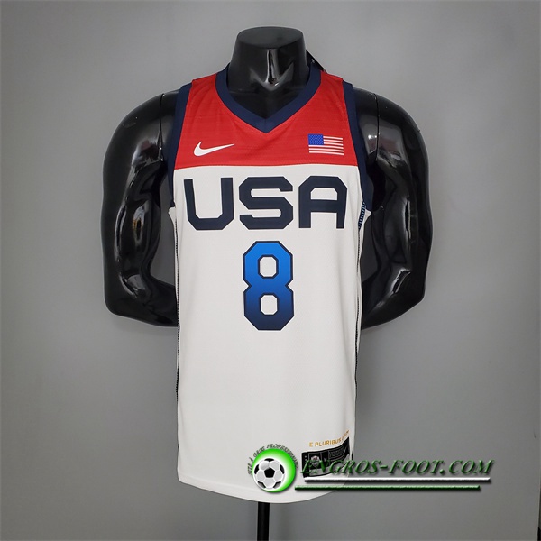 Maillot Jeux Olympiques (Middleton #8) USA Team 2021 Blanc