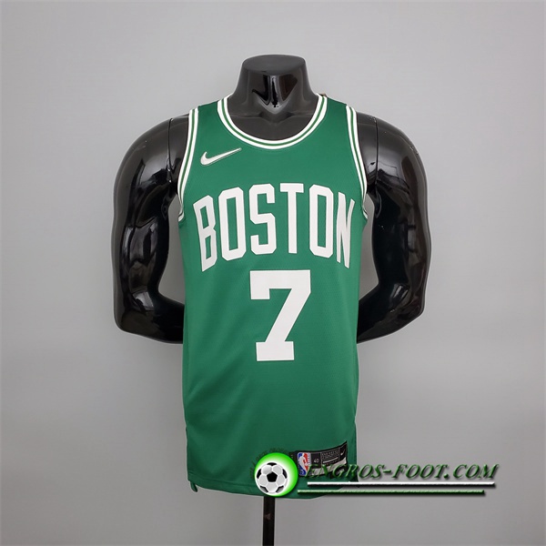 Maillot Boston Celtics (Brown #7) Vert 75th Anniversary