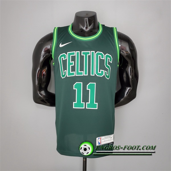 Maillot Boston Celtics (Irving #11) 2021 Vert Bonus Edition Dark