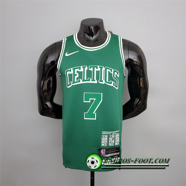 Maillot Boston Celtics (Brown #7) 2022 Vert Teltes City Edition