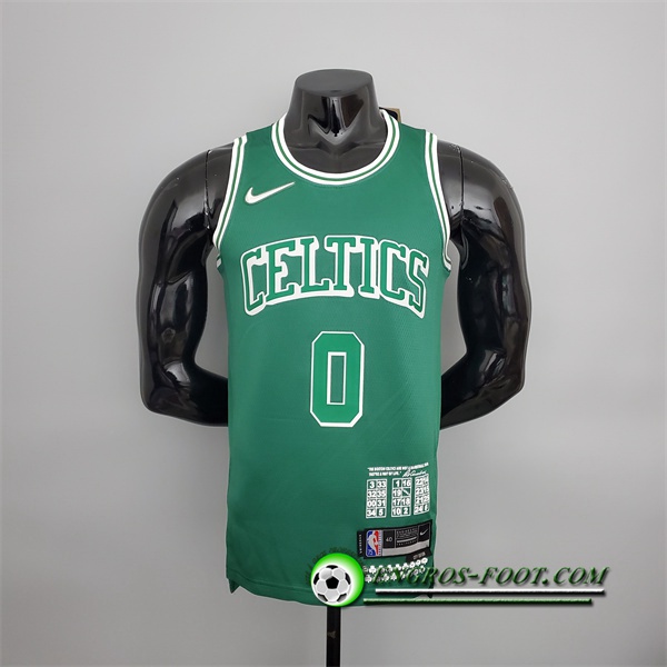 Maillot Boston Celtics (Tatum #0) 2022 Vert Teltes City Edition