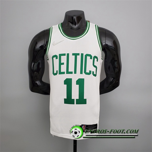 Maillot Boston Celtics (Irving #11) Blanc 75th Anniversary