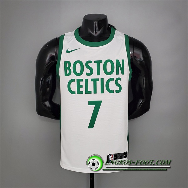 Maillot Boston Celtics (Brown #7) Blanc City Edition