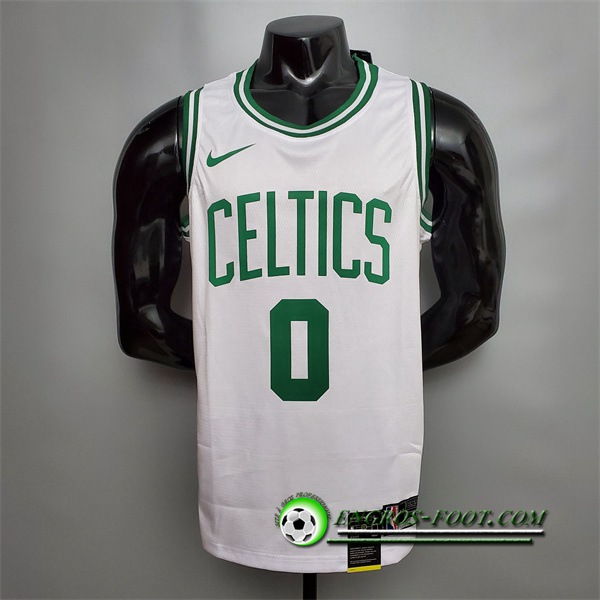 Maillot Boston Celtics (Tatum #0) Blanc