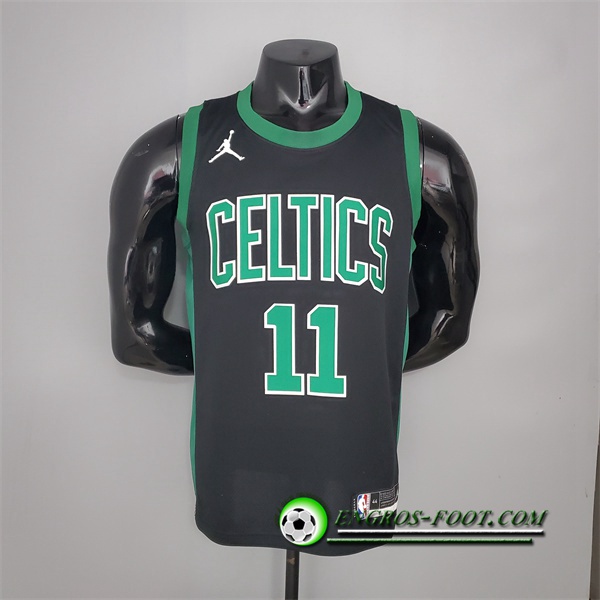 Maillot Boston Celtics (Irving #11) Noir Jordan Theme