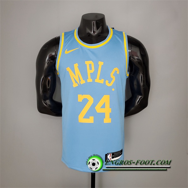 Maillot Los Angeles Lakers (Bryant #24) 2021 Bleu Minneapolis Edition