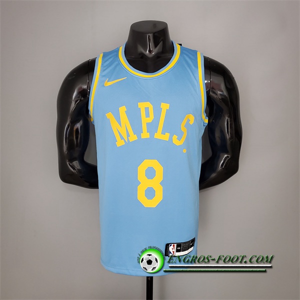 Maillot Los Angeles Lakers (Bryant #8) 2021 Bleu Minneapolis Edition