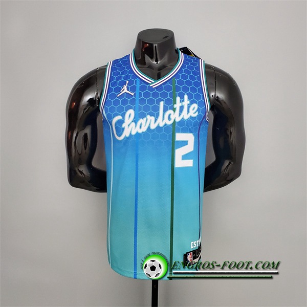 Maillot Charlotte Hornets (Ball #2) 2022 Bleu City Edition