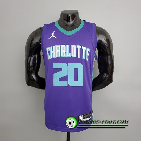 Maillot Charlotte Hornets (Hayward #20) Pourpre