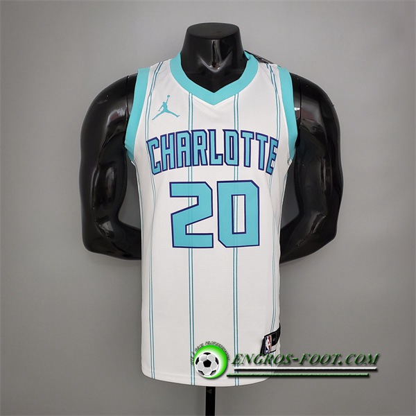 Nouveau Maillot Charlotte Hornets (Hayward #20) Blanc