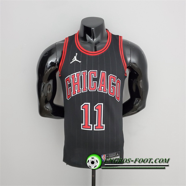 Maillot Chicago Bulls (Derozan #11) Noir 75th Anniversary