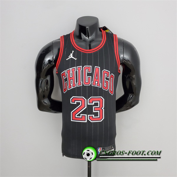 Maillot Chicago Bulls (Jordan #23) Noir 75th Anniversary