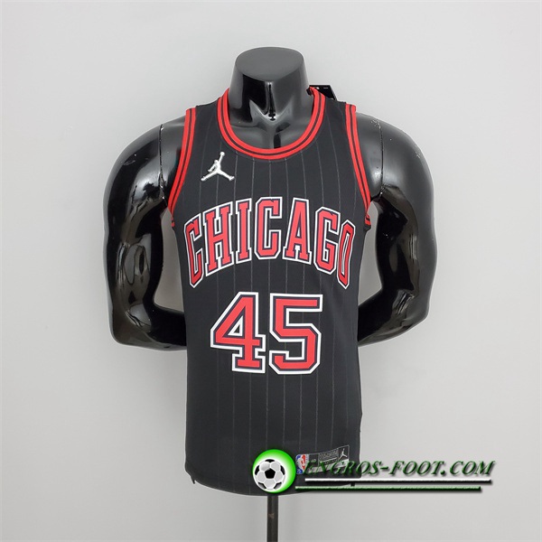 Maillot Chicago Bulls (Jordan #45) Noir 75th Anniversary