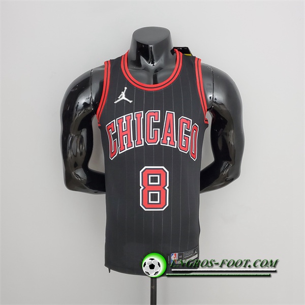 Maillot Chicago Bulls (Lavine #8) Noir 75th Anniversary