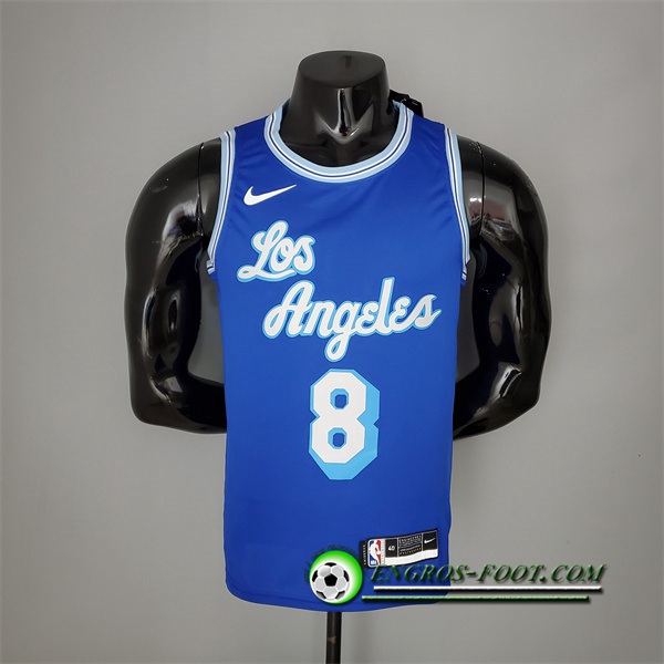 Maillot Los Angeles Lakers (Bryant #8) 2021 Retro Bleu