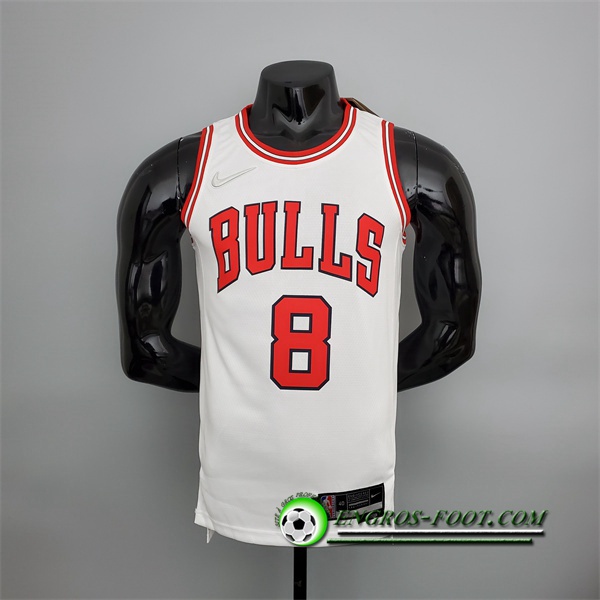 Maillot Chicago Bulls (LaVine #8) Blanc 75th Anniversary