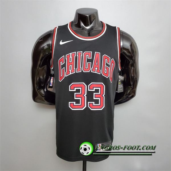 Maillot Chicago Bulls (Pippen #33) Noir