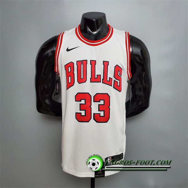 Maillot Chicago Bulls (Pippen #33) Blanc