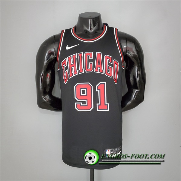 Maillot Chicago Bulls (Rooman #91) Noir