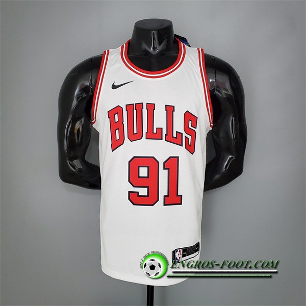 Maillot Chicago Bulls (Rooman #91) Blanc