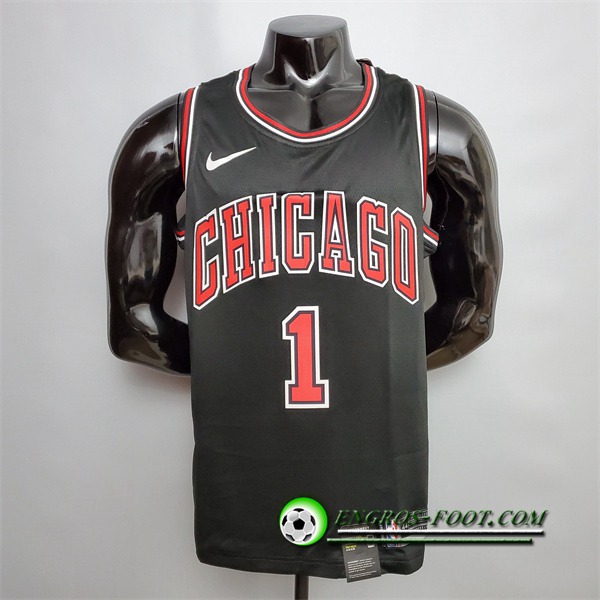 Maillot Chicago Bulls (Rose #1) Noir