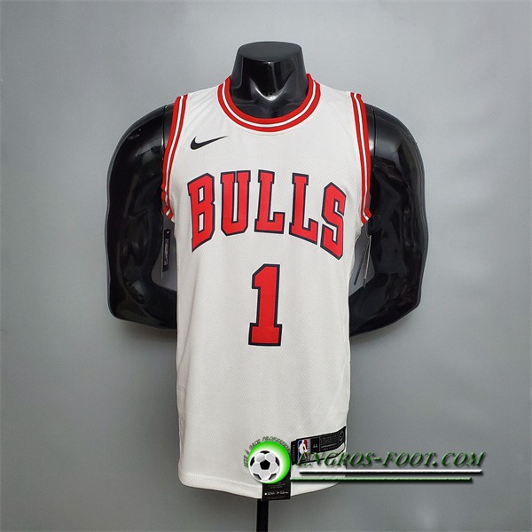 Maillot Chicago Bulls (Rose #1) Blanc