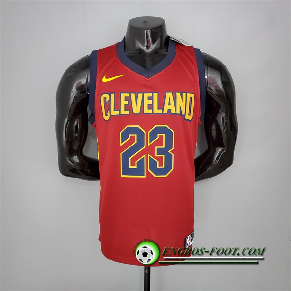 Maillot Cleveland Cavaliers (James #23) 2017 Vin Rouge