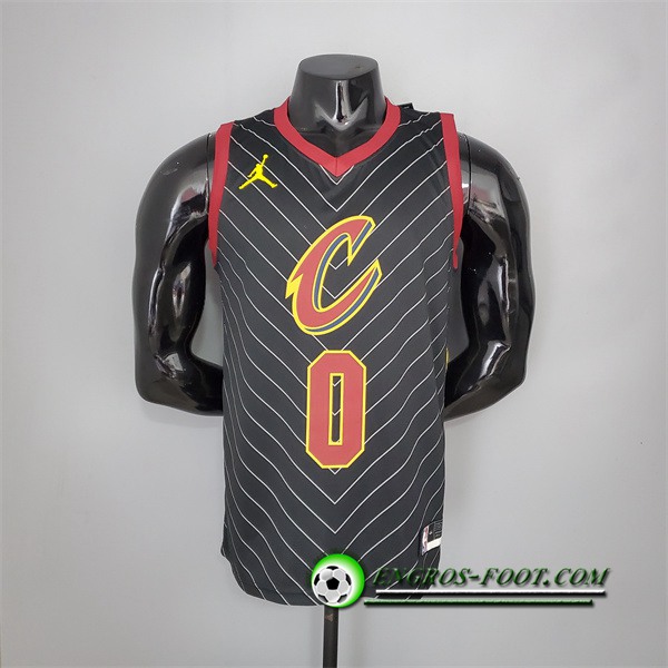 Maillot Cleveland Cavaliers (Love #0) 2021 Noir Jordan Theme Limited Edition