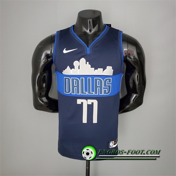 Maillot Dallas Mavericks (Doncic #77) Iceberg Edition