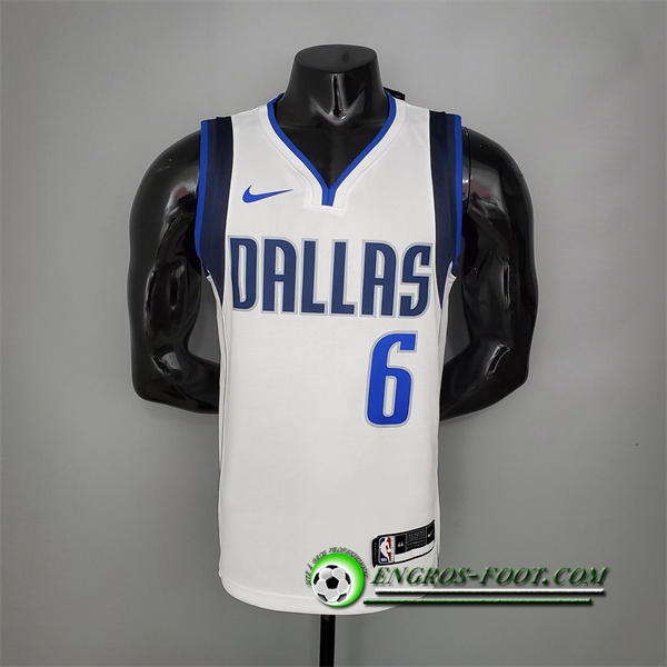 Maillot Dallas Mavericks (Porzingis #6) Domicile Blanc