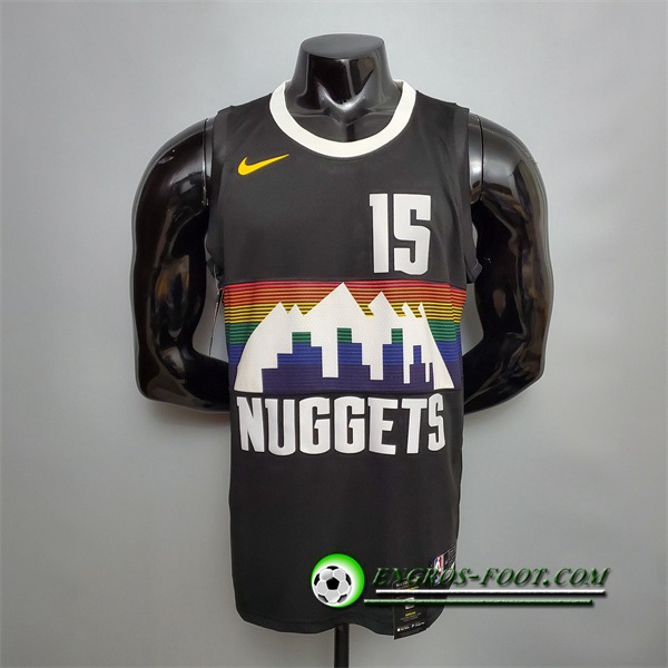 Maillot Denver Nuggets (Jdkic #15) Noir City Edition