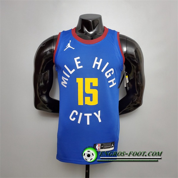 Nouveau Maillot Denver Nuggets (Jokic #15) Bleu Theme Limited City Edition