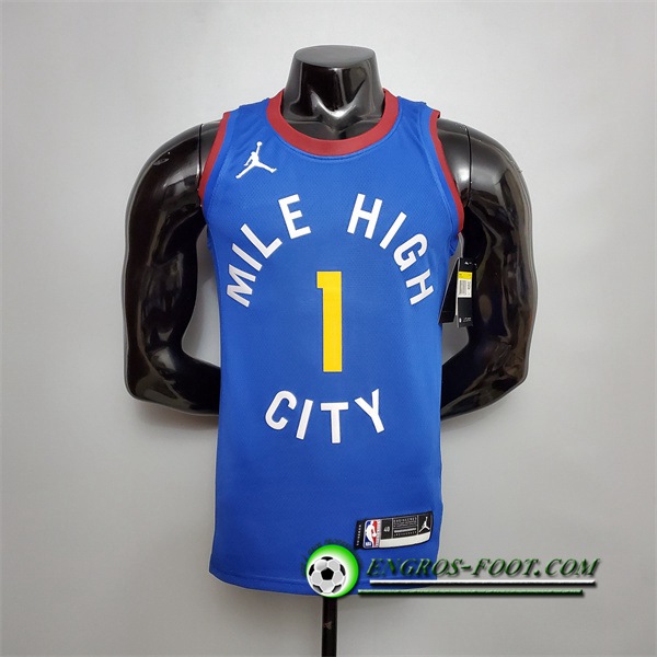 Nouveau Maillot Denver Nuggets (Porterjr.#1) Bleu Theme Limited City Edition