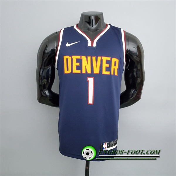 Maillot Denver Nuggets (Porter jr.#1) Bleu Marins