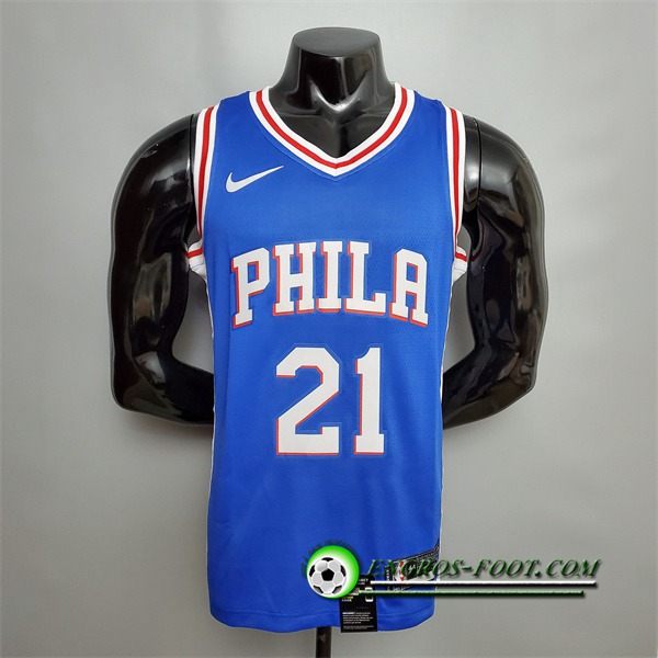 Maillot Detroit Pistons (Embiid #21) Bleu