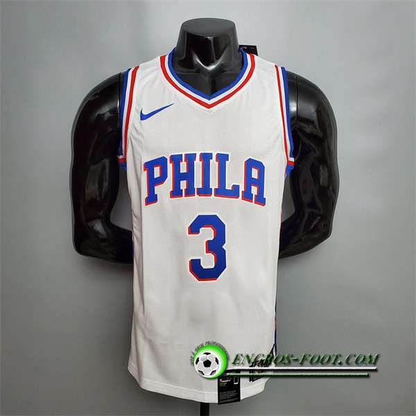 Maillot Detroit Pistons (Iverson #3) Blanc