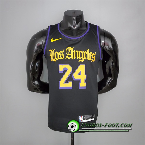 Maillot Los Angeles Lakers (Bryant #24) 2021 Noir