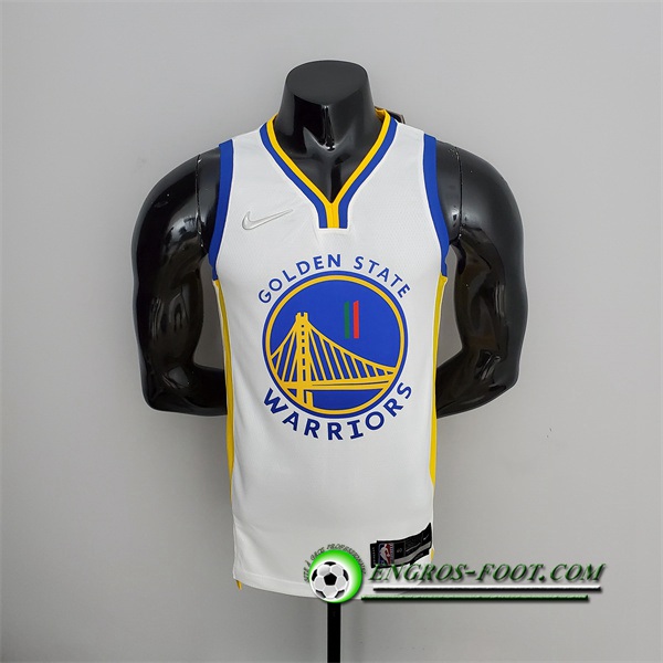 Maillot Golden State Warriors (Thompson #11) Blanc 75th Anniversary Mexique Edition